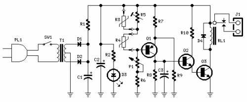 Heating System Thermostat-Circuit diagram