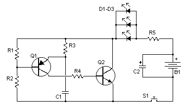 IR Remote Control Jammer-Circuit diagram