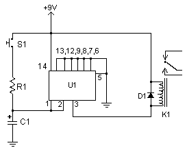Time Delay Relay II-Circuit diagram