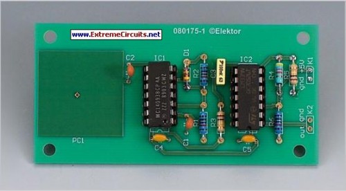 Simple Capacitive Touch Sensor-Picture of the project