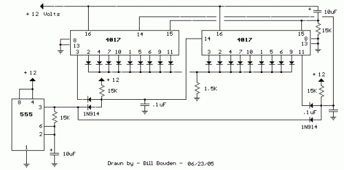 18 Stage LED Sequencer